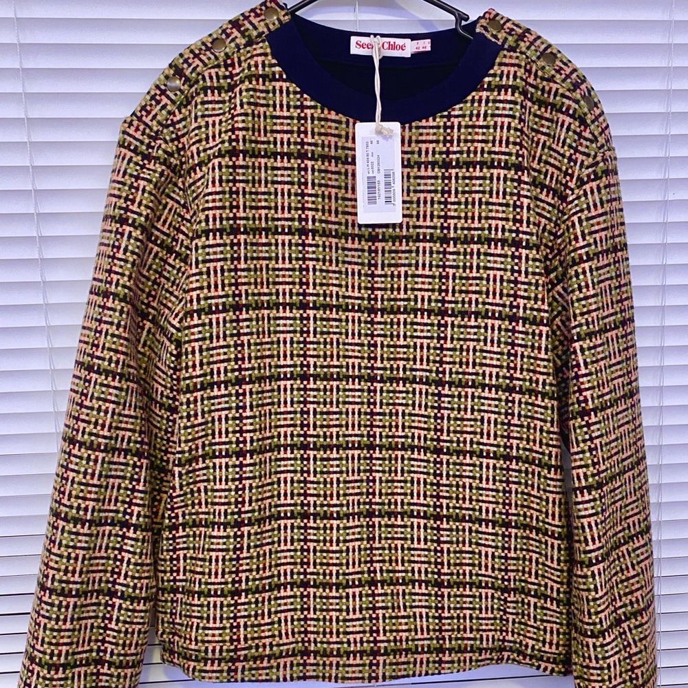 See by Chloe multicolor sweater tags included